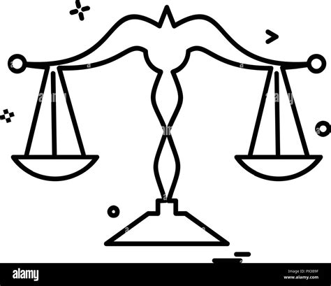 Libra Icon Design Vector Stock Vector Image Art Alamy