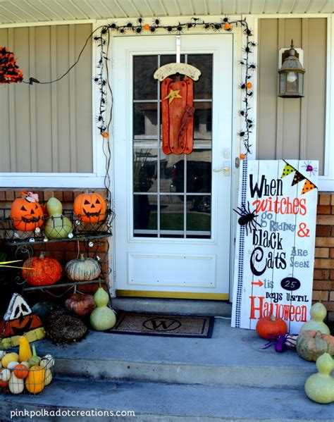 Halloween Porch Pink Polka Dot Creations