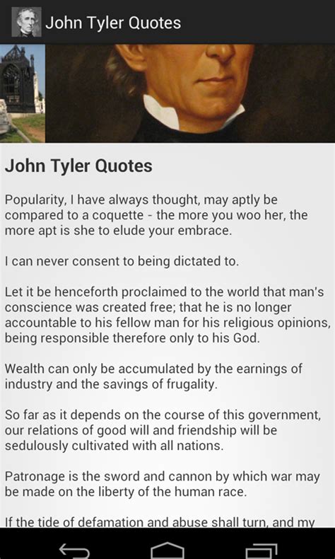 John Tyler Quotes - App on Amazon Appstore