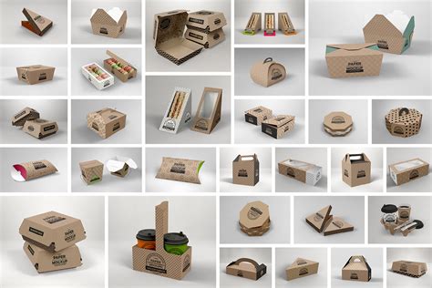 Free Paper Packaging Mockup Behance