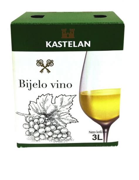 Stolno bijelo vino Kastelan 3 l NTL Akcija Njuškalo katalozi