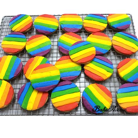 Rainbow Cookies Bakeavenue