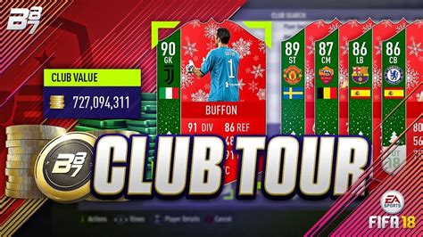 1800000 Fifa Points Club Tour Fifa 18 Ultimate Team Youtube