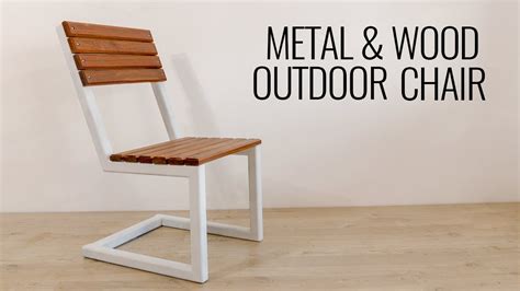 Diy Modern Outdoor Chair Build Youtube