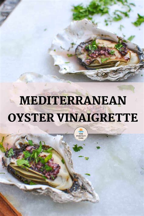 Oyster Vinaigrette Sauce Mignonette