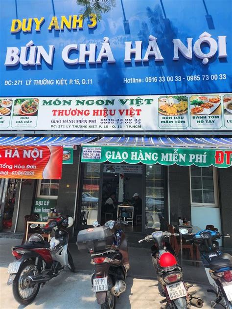 Quán Bún Chả Hà Nội Vân Anh Duy Anh Lý Thường Kiệt Quận 11