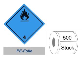 Berndt Gefahrgutausr Stung Gefahrzettel X Pe Folie