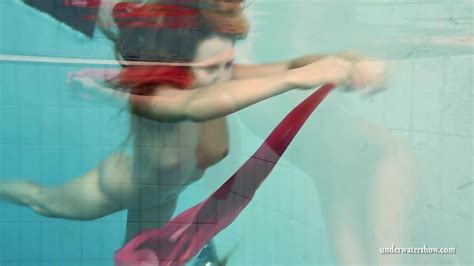 Brunette Babe Silvie Becomes A Sensation In The Pool