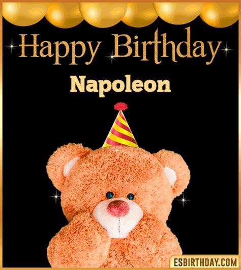 Happy Birthday Napoleon  🎂 Images Animated Wishes【28 S】