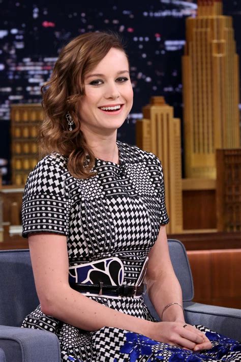 BRIE LARSON at The Tonight Show with Jimmy Fallon – HawtCelebs