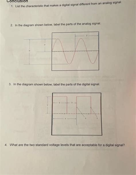 Solved 1. List the characteristic that makes a digital | Chegg.com