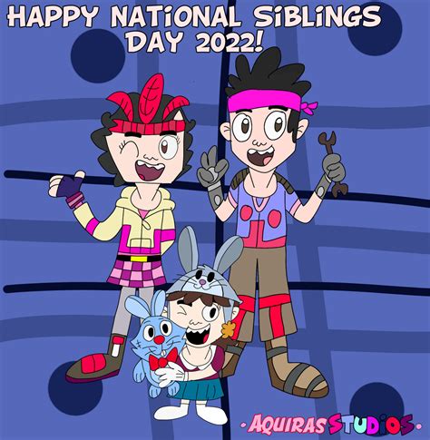 National Sibling Day By Aquirasstudios On Deviantart