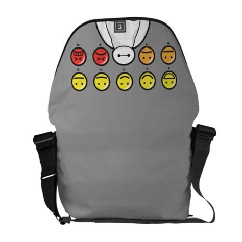 Baymax Emojicons Messenger Bag Zazzle