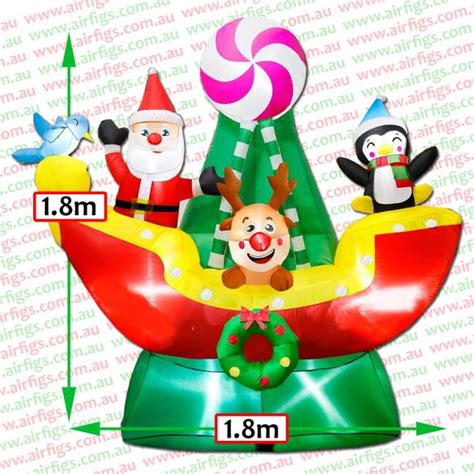 M Pirate Ship Santa Friends Christmas Inflatable Airfigs Inflatables