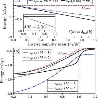 A Dependence Of The Energy Pol On The Inverse Impurity Mass M