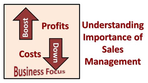 Understanding Importance Of Sales Management Youtube