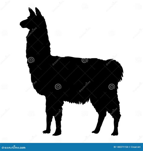 Silueta Del Negro Del Ejemplo Del Vector De La Llama Ilustraci N Del