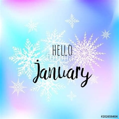 Hello January Wallpaper