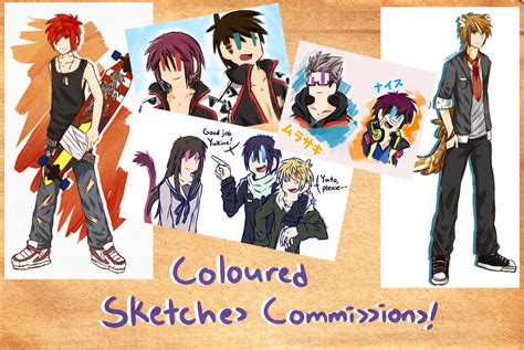 Coloured Sketch Commissions Prices In Descript By Shackmo On Deviantart