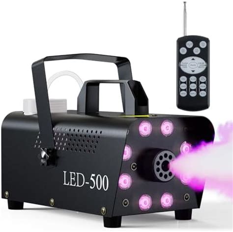 Upgraded Fog Machine Agptek Smoke Machine With Colorful Led Lights