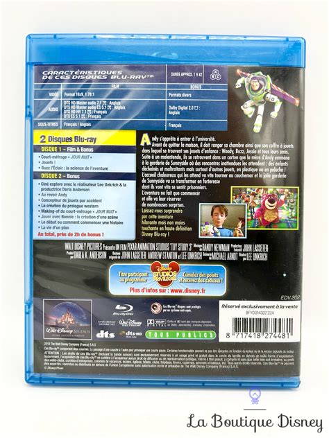 Blu Ray Toy Story Disney Pixar Dition Disques Dvd Num Ro Dvd