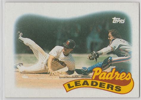 1989 Topps 231 Roberto Alomar San Diego Padres Tl Hof Gary Carter Mets