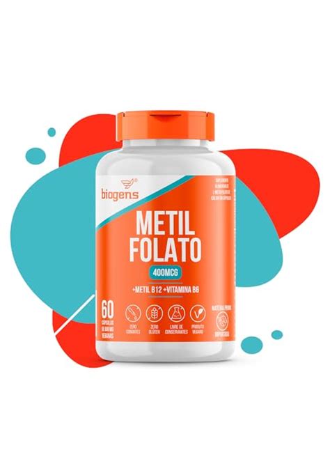 Metilfolato Vegan Vitamin Gotas Liquido Sublingual Cido F Lico Ativo