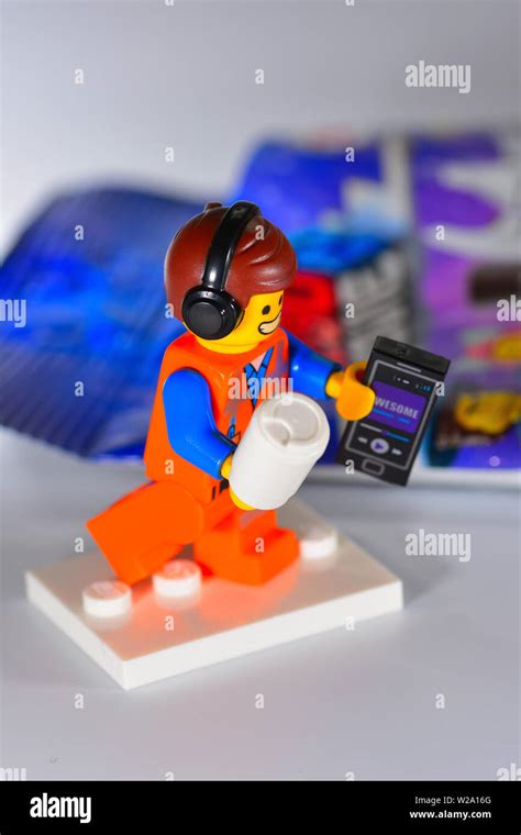 Lego Movie 2 Figures Emmet Brickowski Stock Photo Alamy