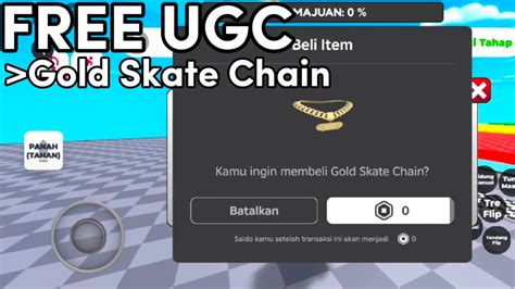 Free Old Ugc Gold Skate Chain Skate Obby Youtube