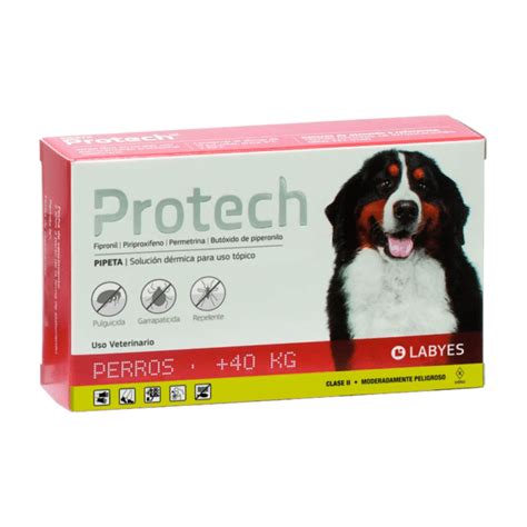 Protech Pipeta antipulgas para perros de +40kg - Mascotify Pet Shop