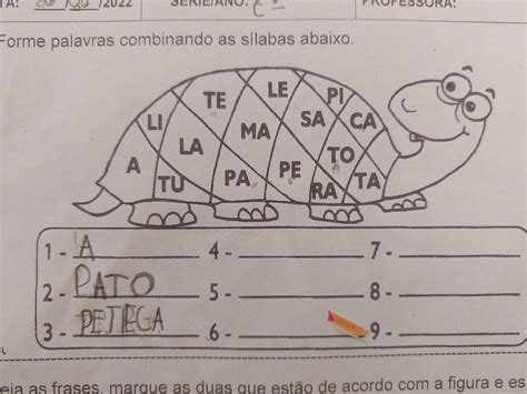 Forme Palavras Com As Sílabas Abaixo - NAZAEDU