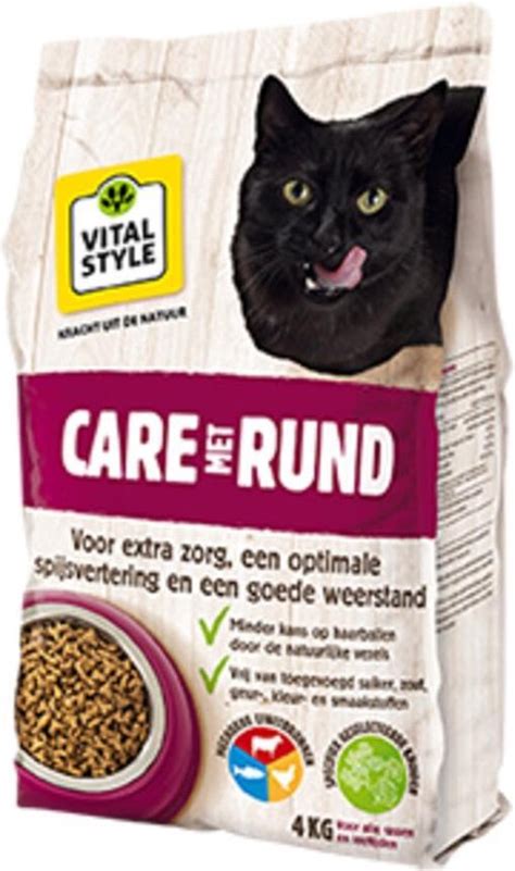 Vitalstyle Care Kattenbrokken Rund 4 Kg