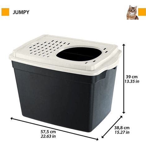 Ferplast Jumpy Lettiera Gatto Chiusa Con Entrata Superiore Ferplast