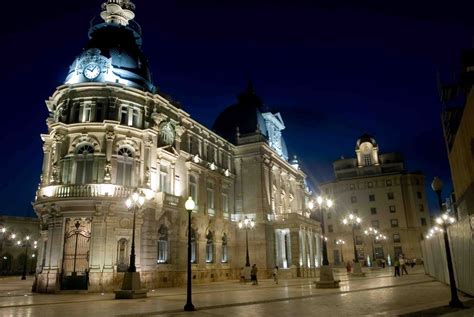 Murcia Cartagena Spain Costa City Hall Cologne Cathedral Harbour