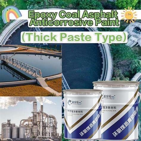 Two Component Thick Build Epoxy Asphalt Anticorrosive Coatings For