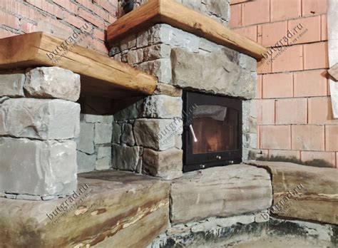 Камины из камня