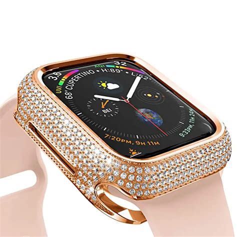 New Luxury Crystal Diamond Watch Case Cover For Apple Watch 4 44mm 40mm Protection Apple Watch