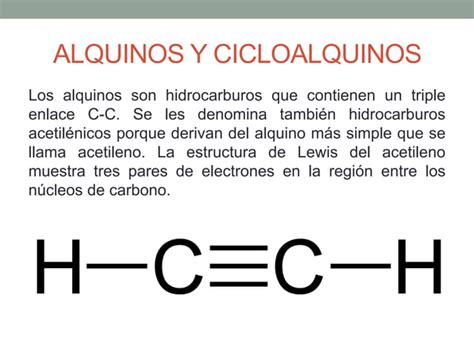 Alquinos Y Cicloalquinos PPT