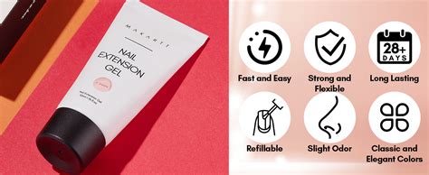 Amazon Makartt Poly Nail Gel Ml Nude Nature Nail Extension Gel A Siesta All Season Gel