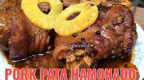 Pork Pata Hamonado Ganitong Luto Sa Masarap Na Pata Ng Baboy