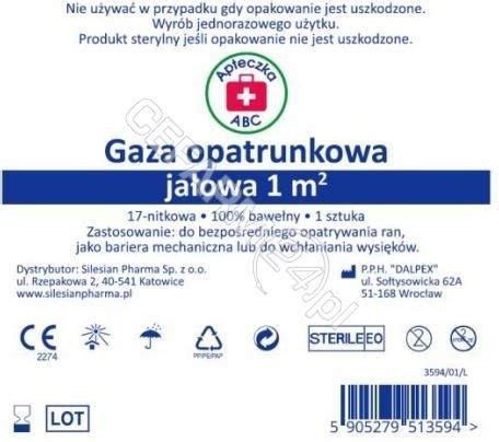 Apteczka Abc Gaza Opatunkowa Ja Owa Nitkowa M Opinie I Ceny Na