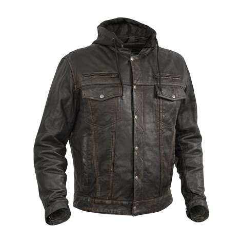 BSM Men S Lightweight Drum Dyed Distressed Naked Lambskin Jacket