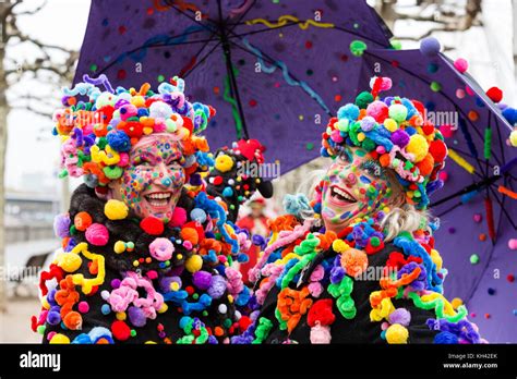 Colourful Costumes On Display The German Carnival Season Traditionally Begins With The