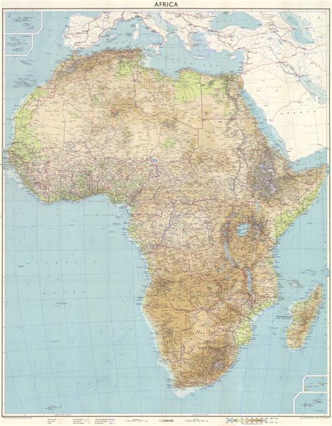 Africa physical map - Full size | Gifex