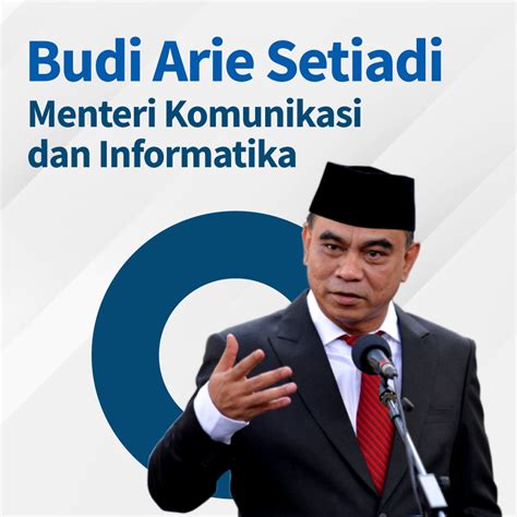 Budi Arie Menteri Komunikasi Dan Informatika Indonesia Baik