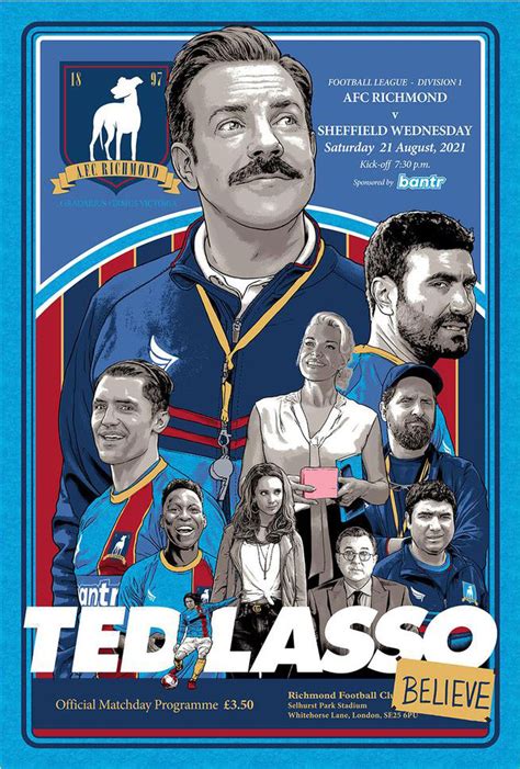 Ted Lasso by Joshua Budich - Poster Pirate