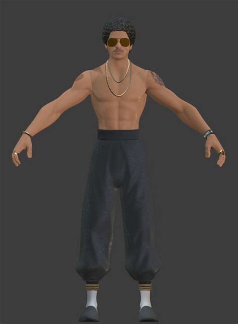 Fortnite Bruno Mars Shirtless Dl By Mimicosss On Deviantart