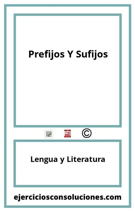 Actividades Prefijos Y Sufijos Ejercitaci N Para Imprimir Los Quintos