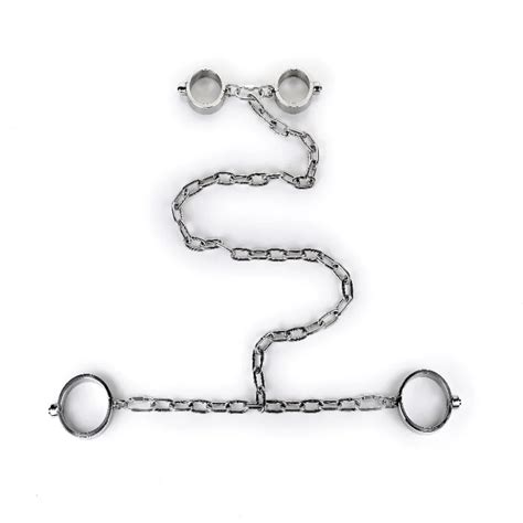 Stainless Steel Handcuffs For Sex Legcuffs Bondage Set Restraints Sex