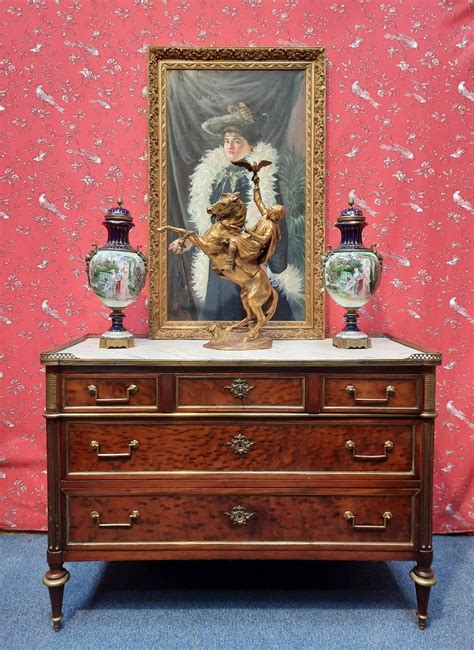 Proantic Commode d époque Louis XVI XVIIIÈME